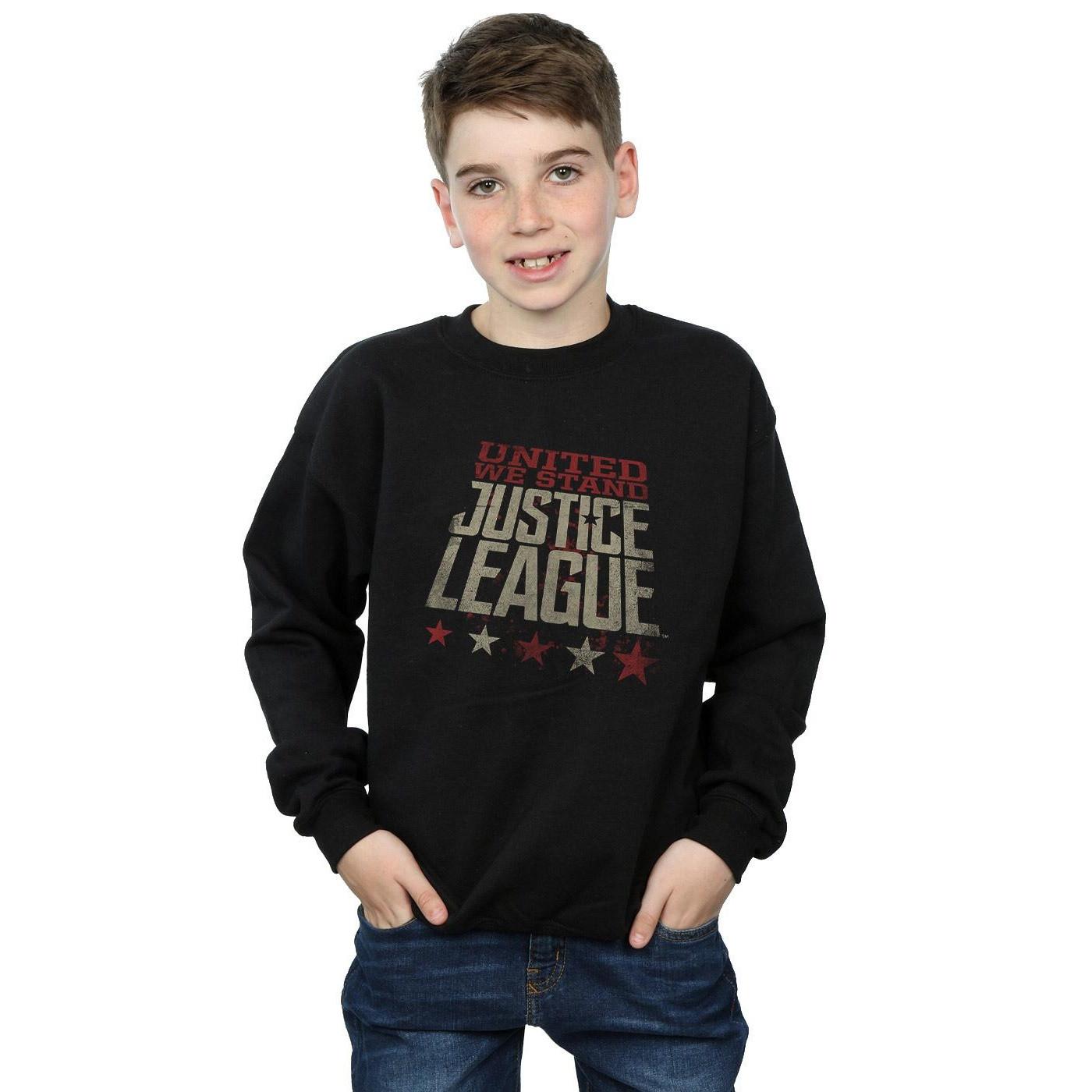 DC COMICS  Justice League Movie United We Stand Sweatshirt 