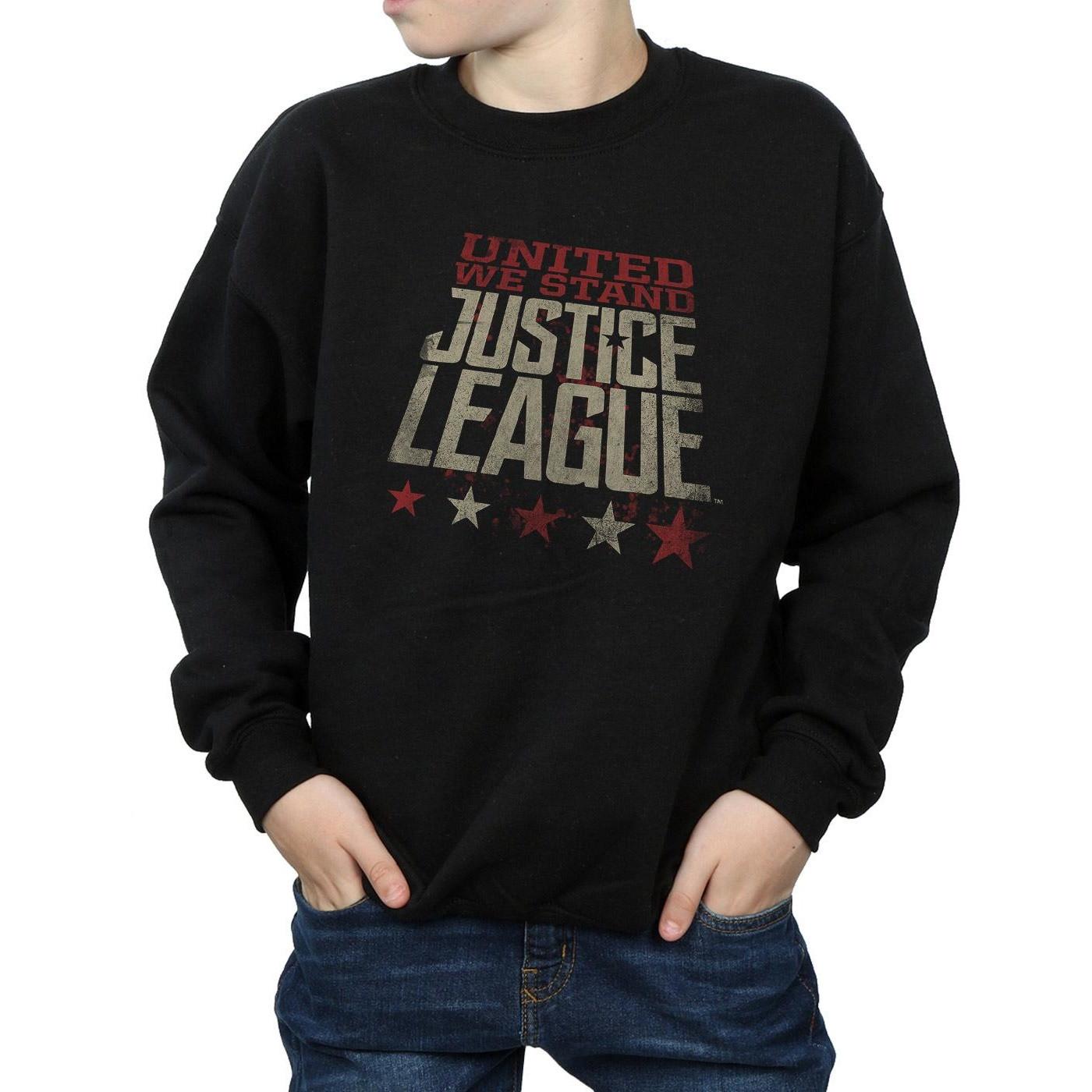 DC COMICS  Justice League Movie United We Stand Sweatshirt 