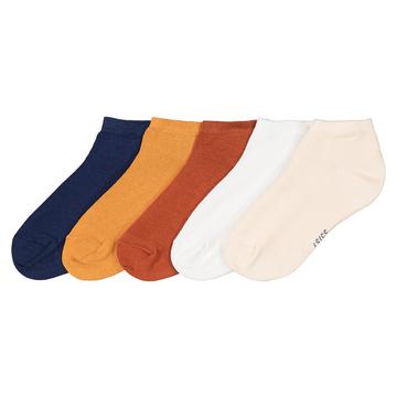 Lot de 5 paires de socquettes unies