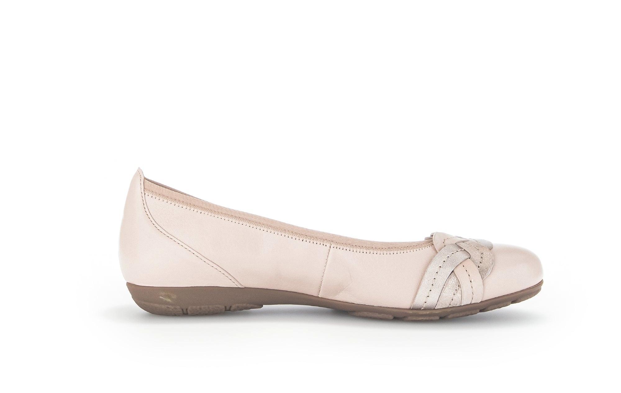 Image of - Leder Ballerina Damen Rosa 38.5