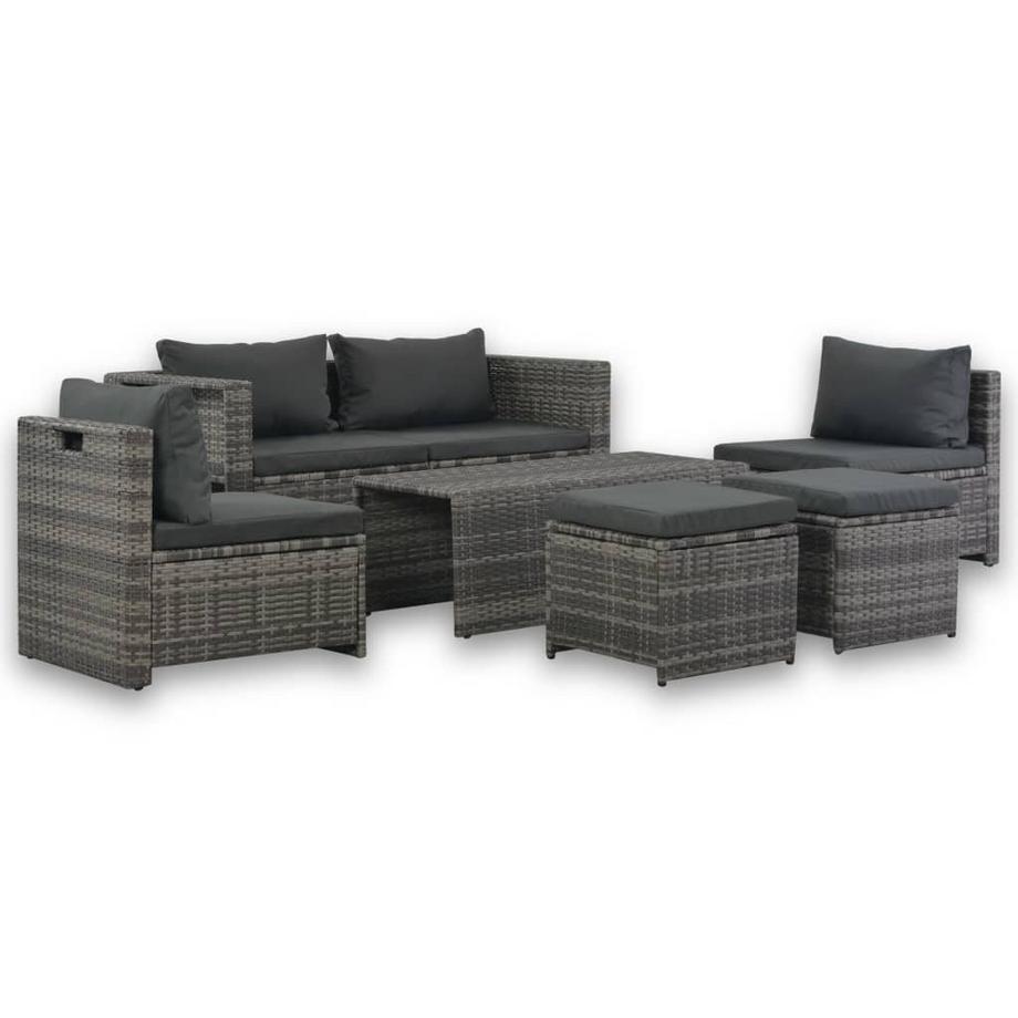 set di divani Polirattan