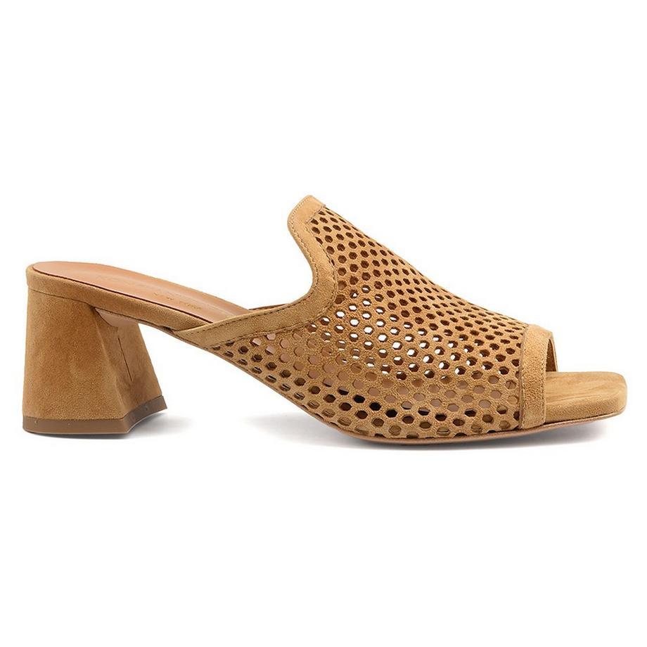 Konstantin Starke Lugano Mules Perforate con Tacco Blocco  