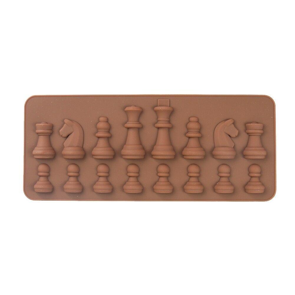 Northio Forme chocolat - silicone - jeu d'échecs  