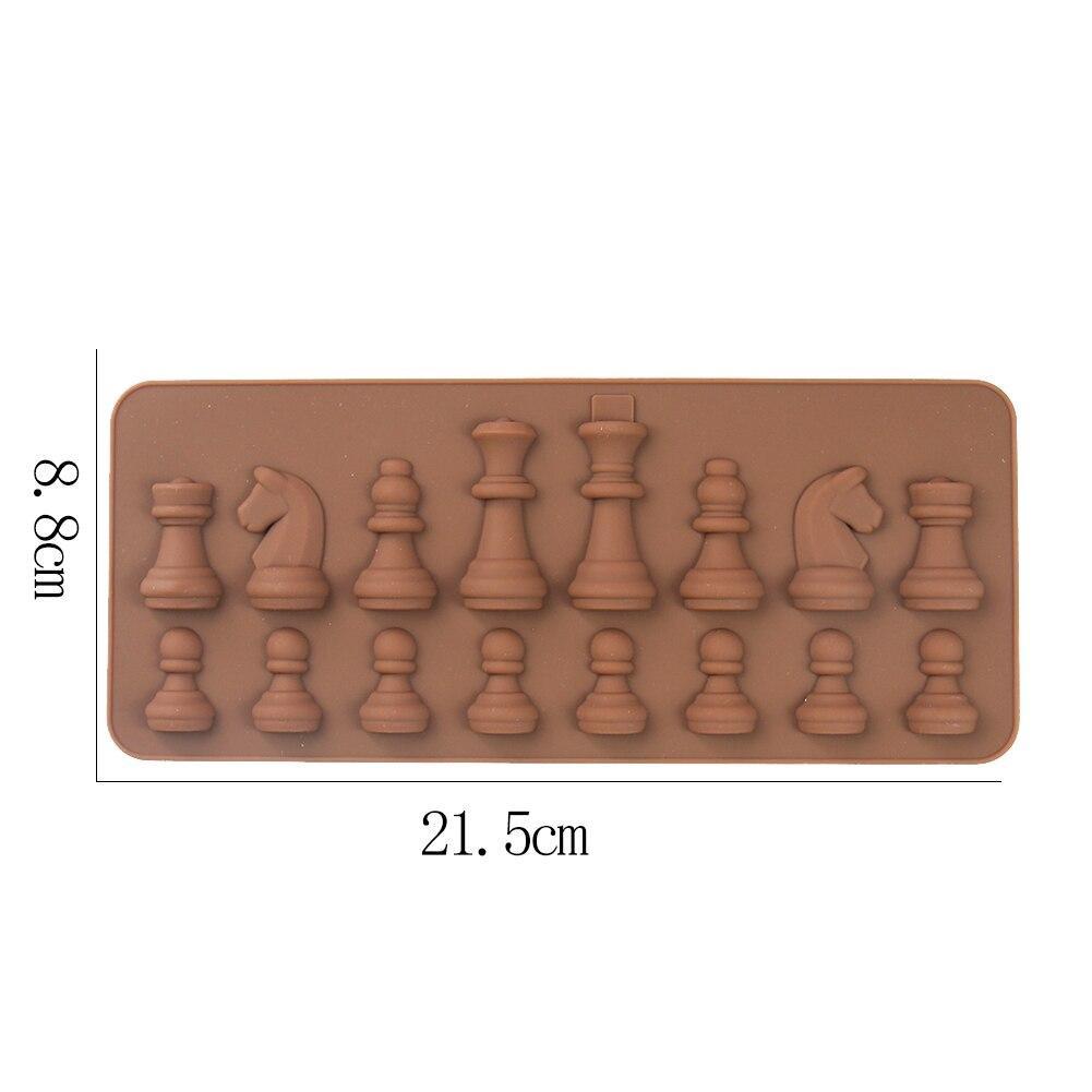 Northio Forme chocolat - silicone - jeu d'échecs  