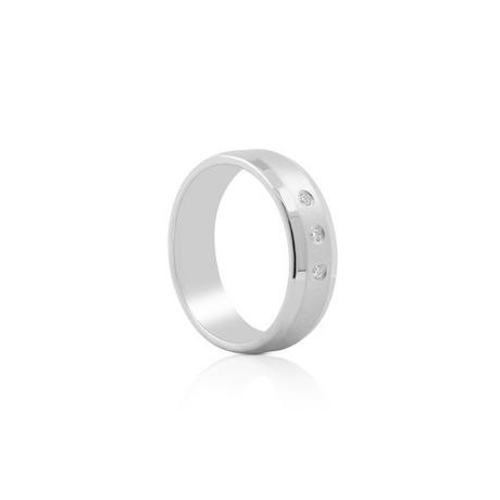 MUAU Schmuck  Partnerring Silber 925 Zirkonia 