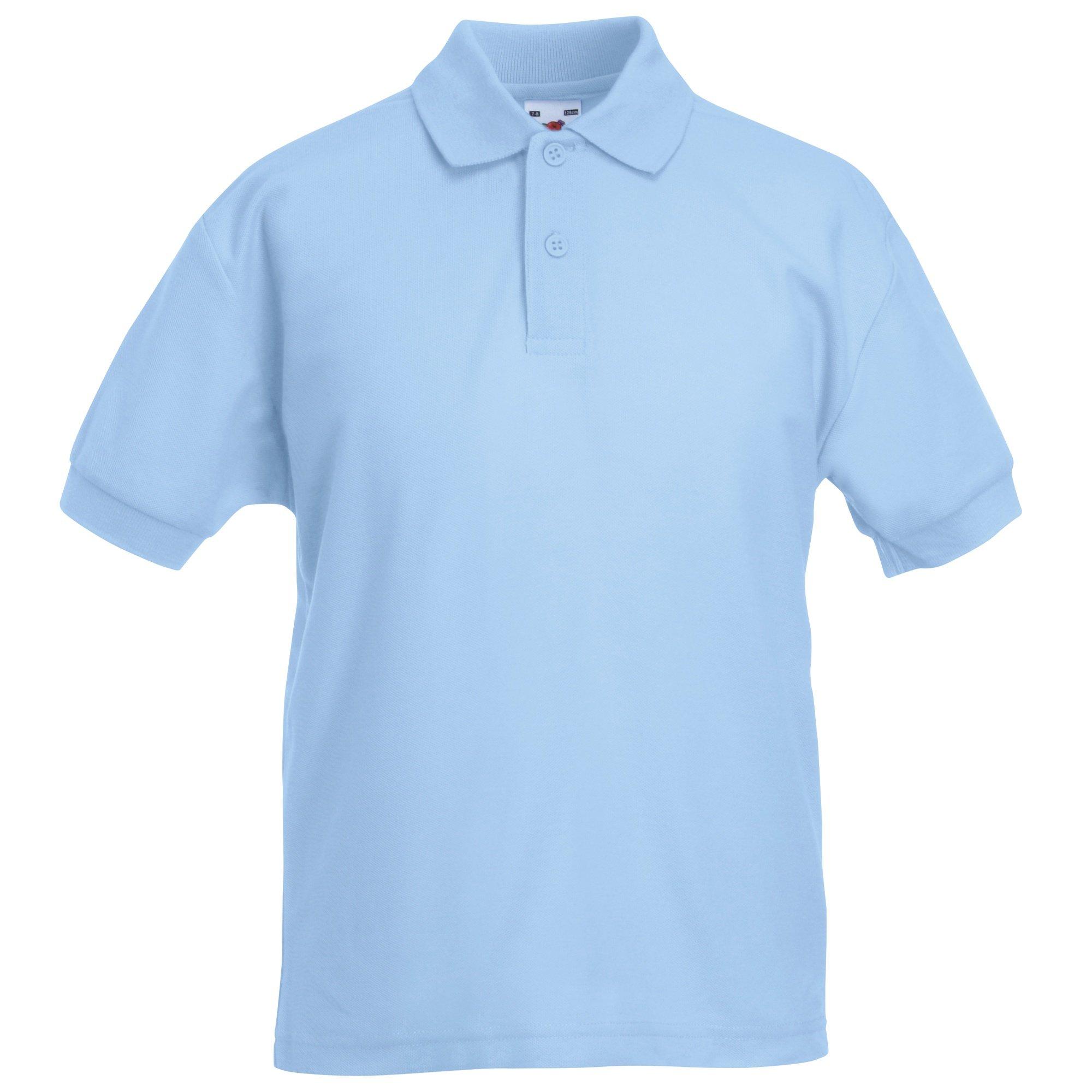 Image of Polo Shirt, Kurzarm (2 Stückpackung) Jungen Himmelblau 9-11A