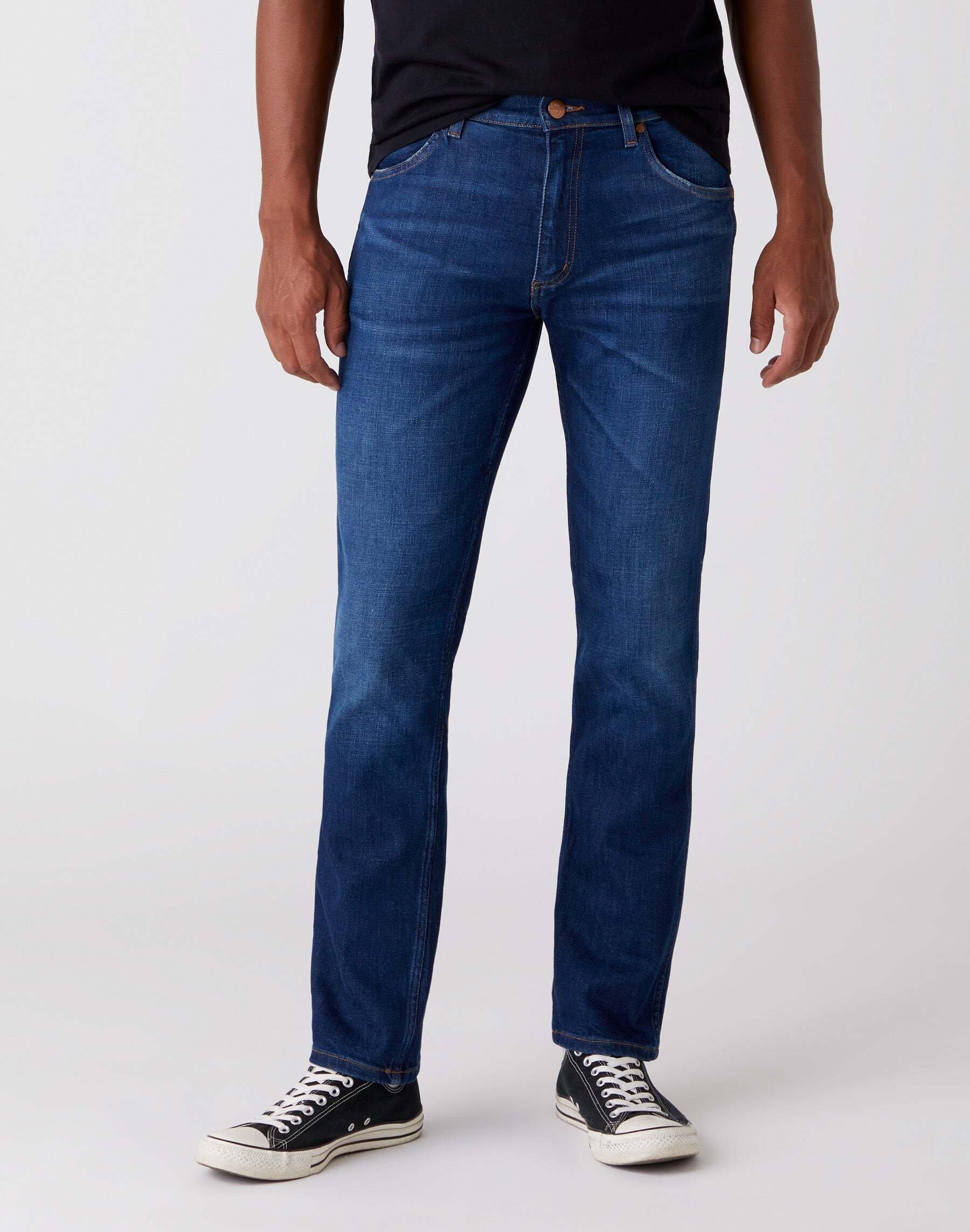Image of Jeans Straight Leg Greensboro Herren Blau Denim L30/W38