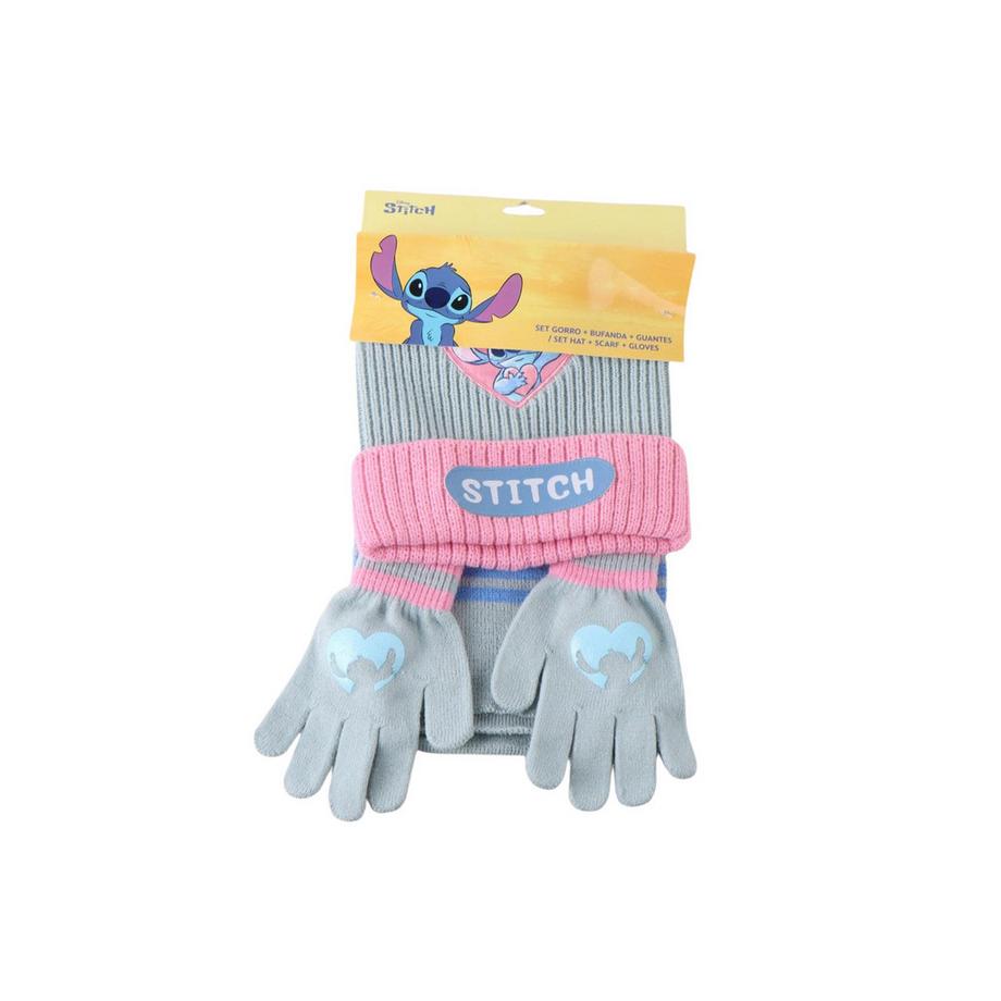 Disney  Ensemble écharpe Stitch de 3 pièces 
