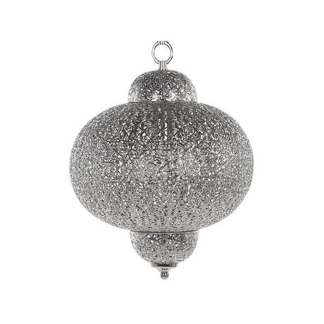 Beliani Lampe suspension en Métal Glamour TYNE  