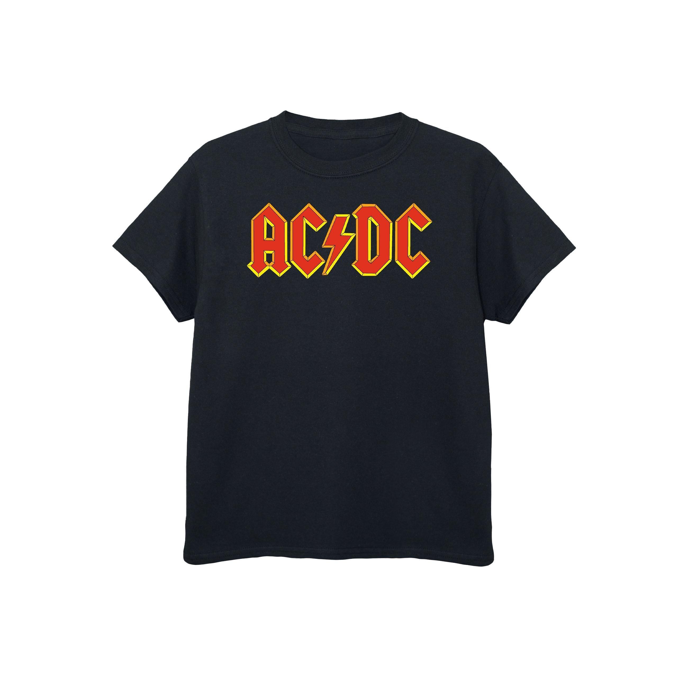 Image of Acdc Tshirt Jungen Schwarz 116