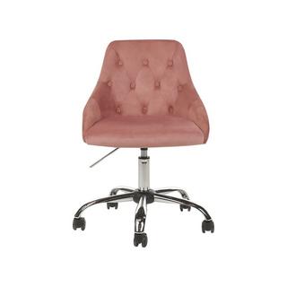 Beliani Chaise de bureau en Velours Moderne PARRISH  