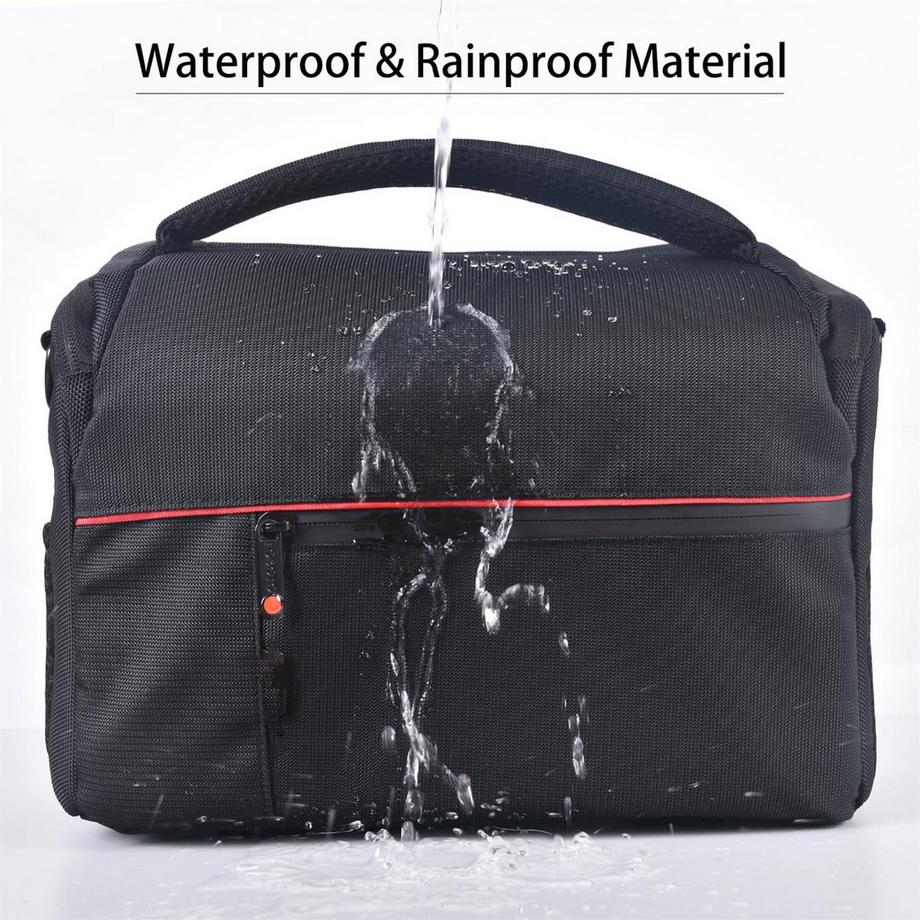Only-bags.store  Grand sac pour appareil photo avec compartiment pour tablette informatique Compatible avec Canon 4000D 2000D 90D, Nikon D5600 D3500 