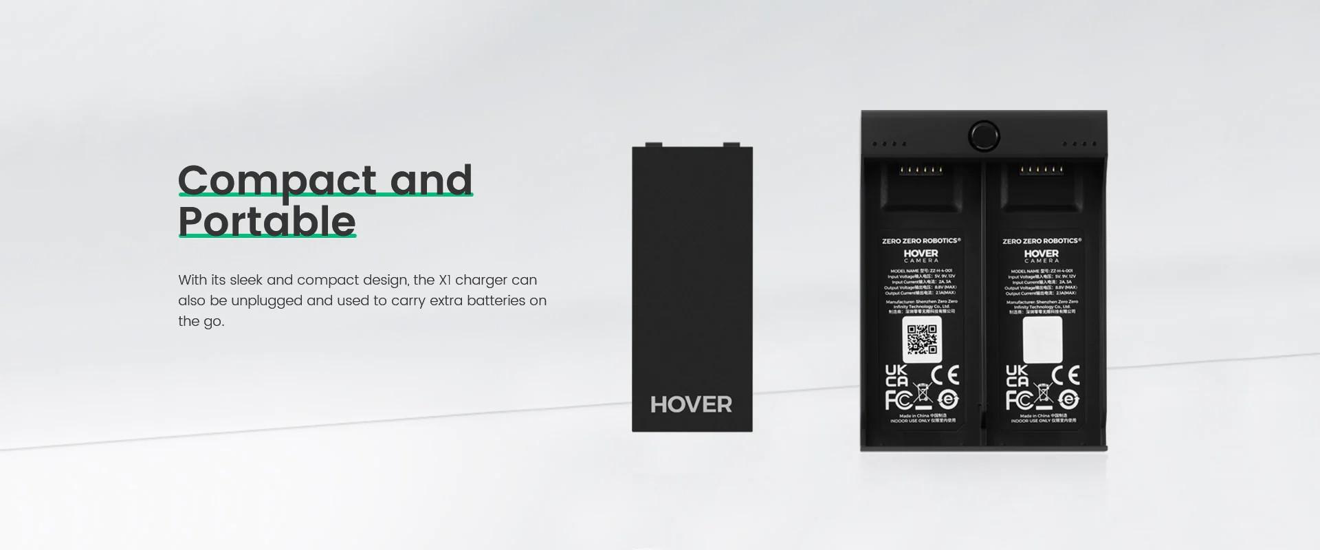 HOVERAir  X1 Ladestation Schwarz 