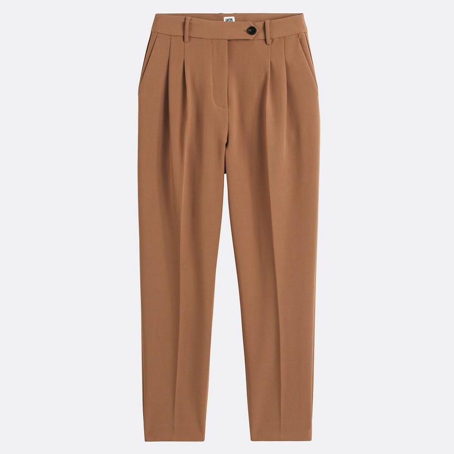 La Redoute Collections Pantaloni slim fit con pieghe  