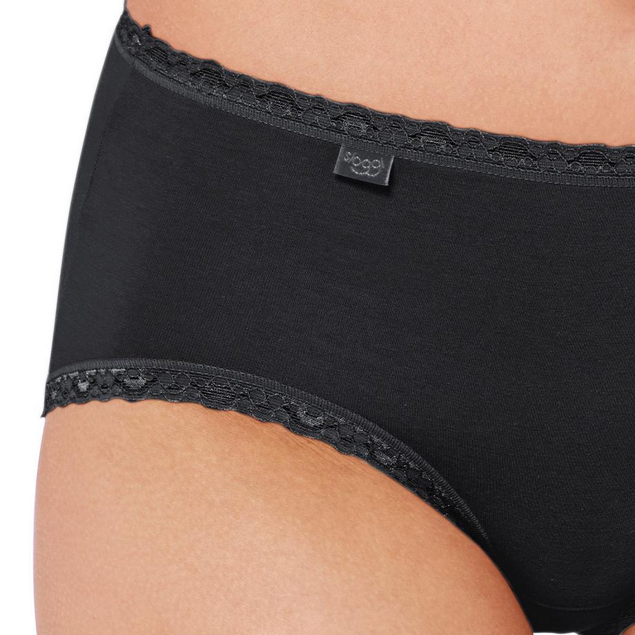 sloggi 24/7 Cotton Lace Culotte Midi Lot de 6  