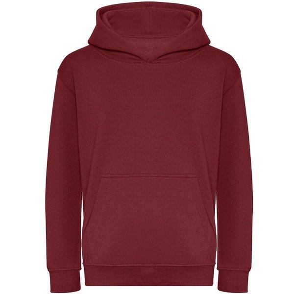 Image of Kapuzenpullover Aus Biologischem Anbau Jungen Weinrot 104