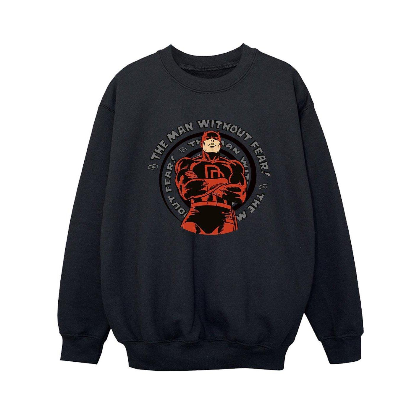 Image of Comics Daredevil Spiral Sweatshirt Unisex Schwarz 152-158