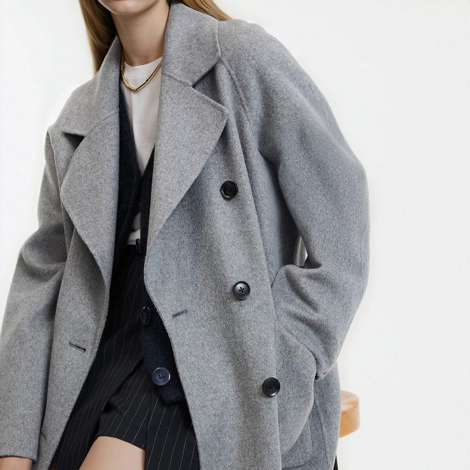 La Redoute Collections Manteau en mélange de laine  