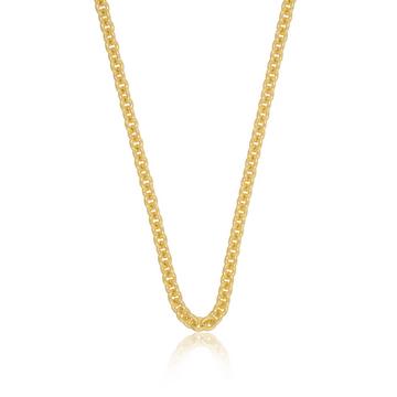 Collier Rundanker Gelbgold 750, 3.9mm, 45cm