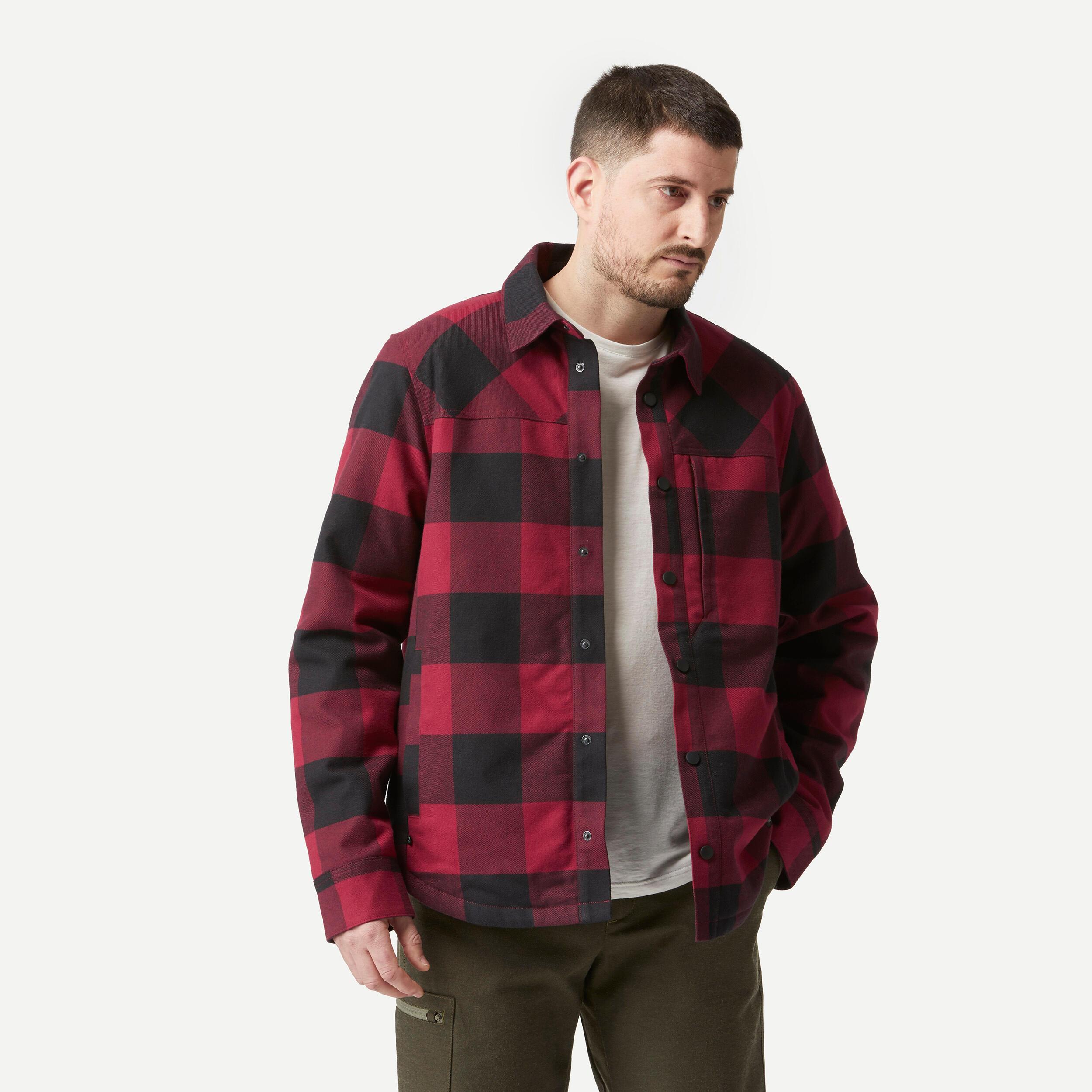 Image of Hemden Langarm - Travel 900 Herren Schwarz / Rot L