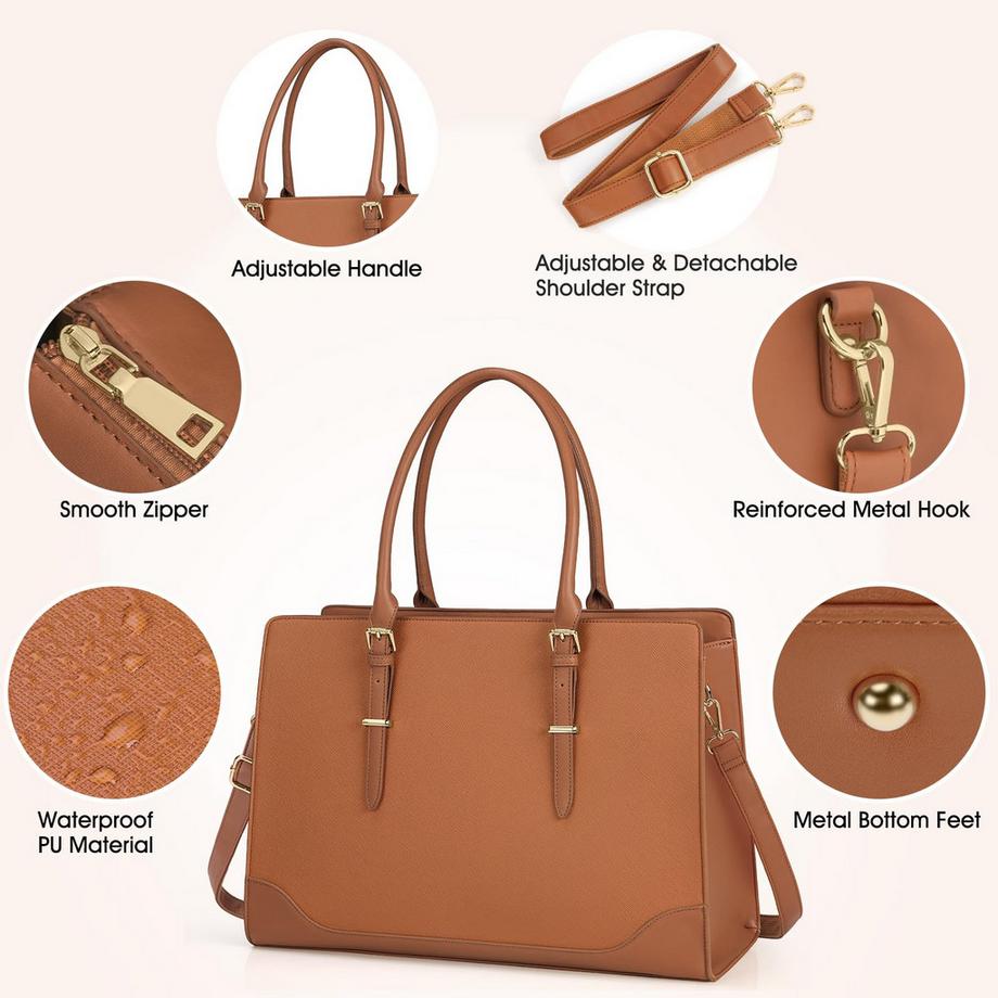 Only-bags.store Shopper Grosse PU-Leder Arbeits Umhängetasche  