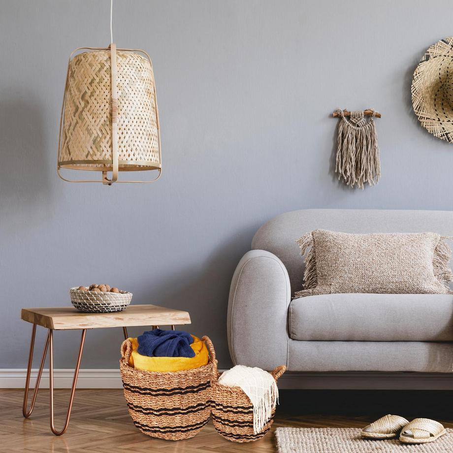 B2X ensemble de 3 paniers de rangement en algues  