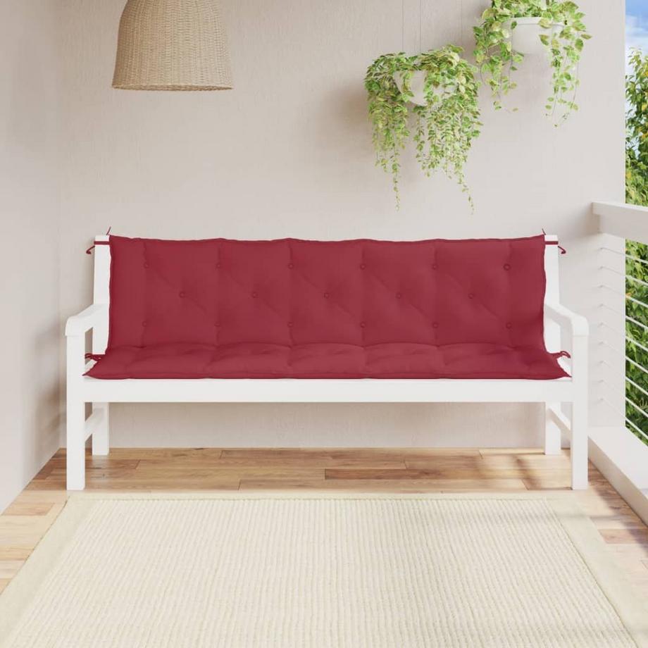 VidaXL Coussin de banc de jardin tissu  