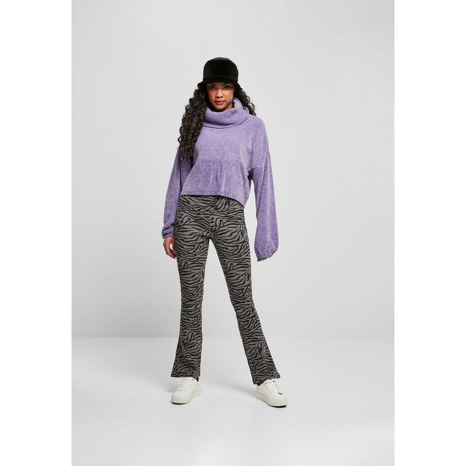 URBAN CLASSICS Maglione Dolcevita Chenille Donna  