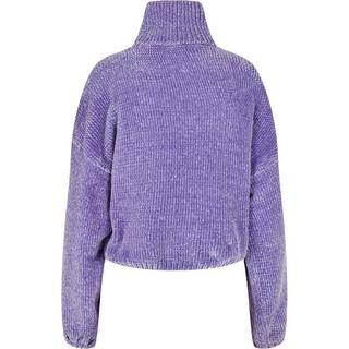 URBAN CLASSICS  damen-rollkragenpullover chenille (gt) 