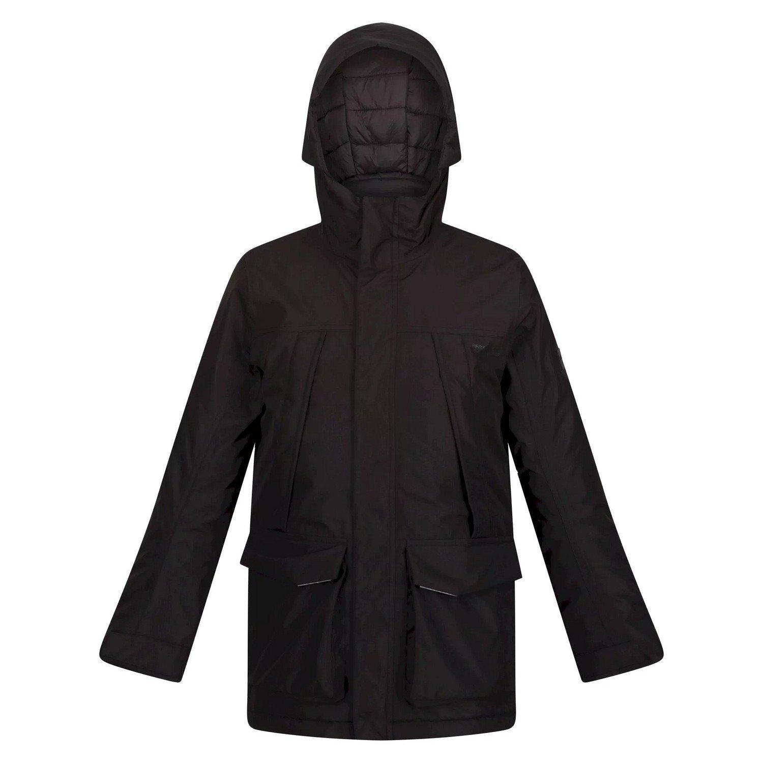 Image of Paddrick Parka Wasserfest Unisex Schwarz 128