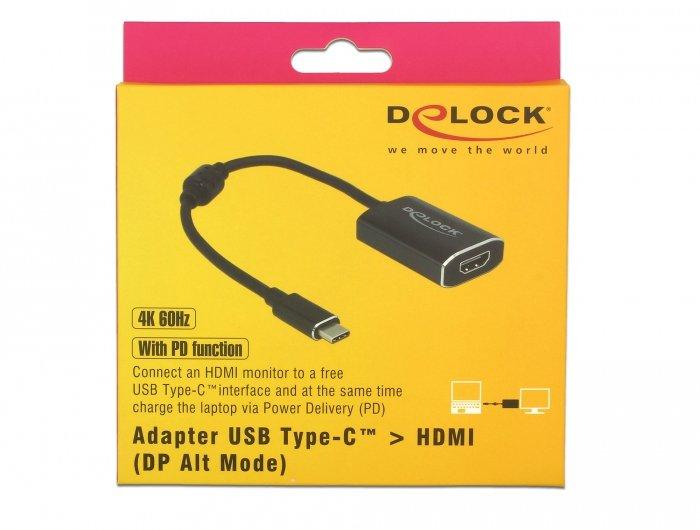 DeLock  adapter usb-c - hdmi/usb-c mit pd 