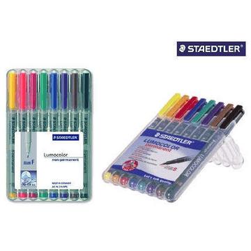 STAEDTLER Lumocolor non-perm. F 316 WP8 8 Farben ass.