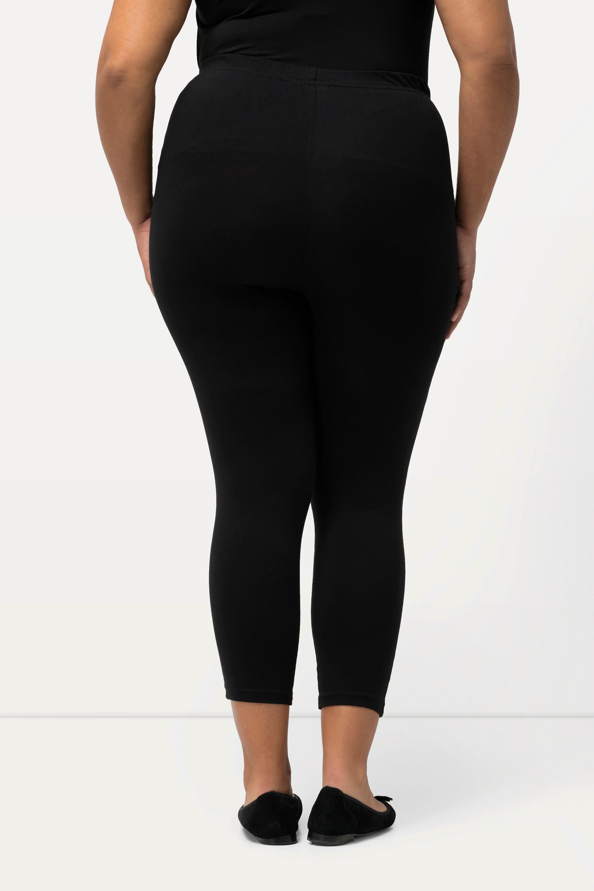 Ulla Popken  Legging 7/8 avec taille élastique, jusqu'à la taille 68/70 