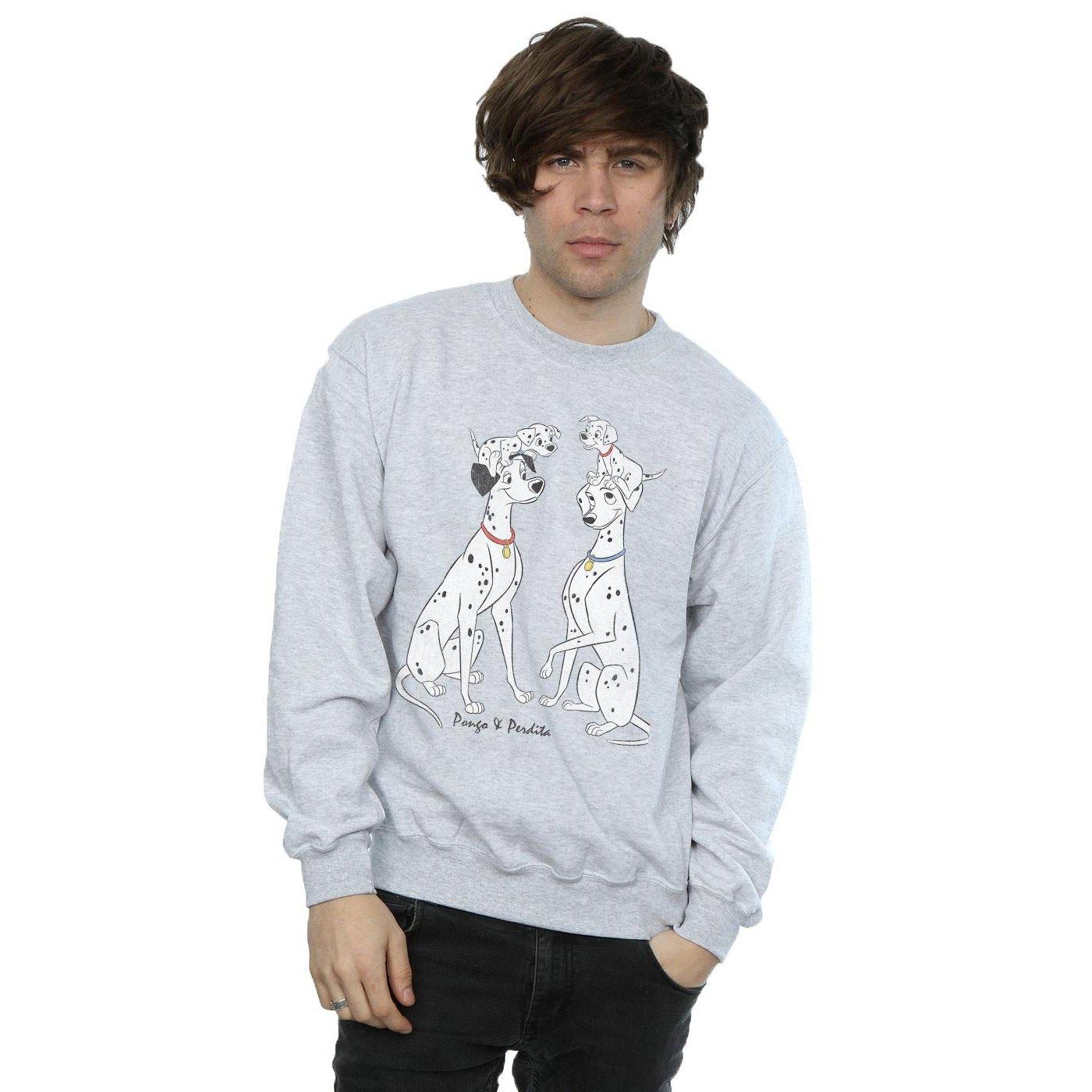 Disney  101 Dalmatians Pongo And Perdita Sweatshirt 