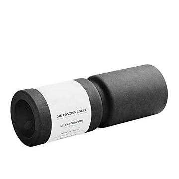 Rouleau de fascia confortable, masseur avec rainure de circulation pour la colonne vertébrale, auto-massage complet du corps pour les tensions.