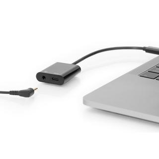 Digitus  Digitus Audio Cavo adattatore [1x spina USB-C® - 2x presa USB-C®, Presa jack da 3.5 mm] AK-300400-002-S Scherma 