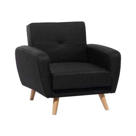 Beliani Fauteuil en Polyester Rétro FLORLI  