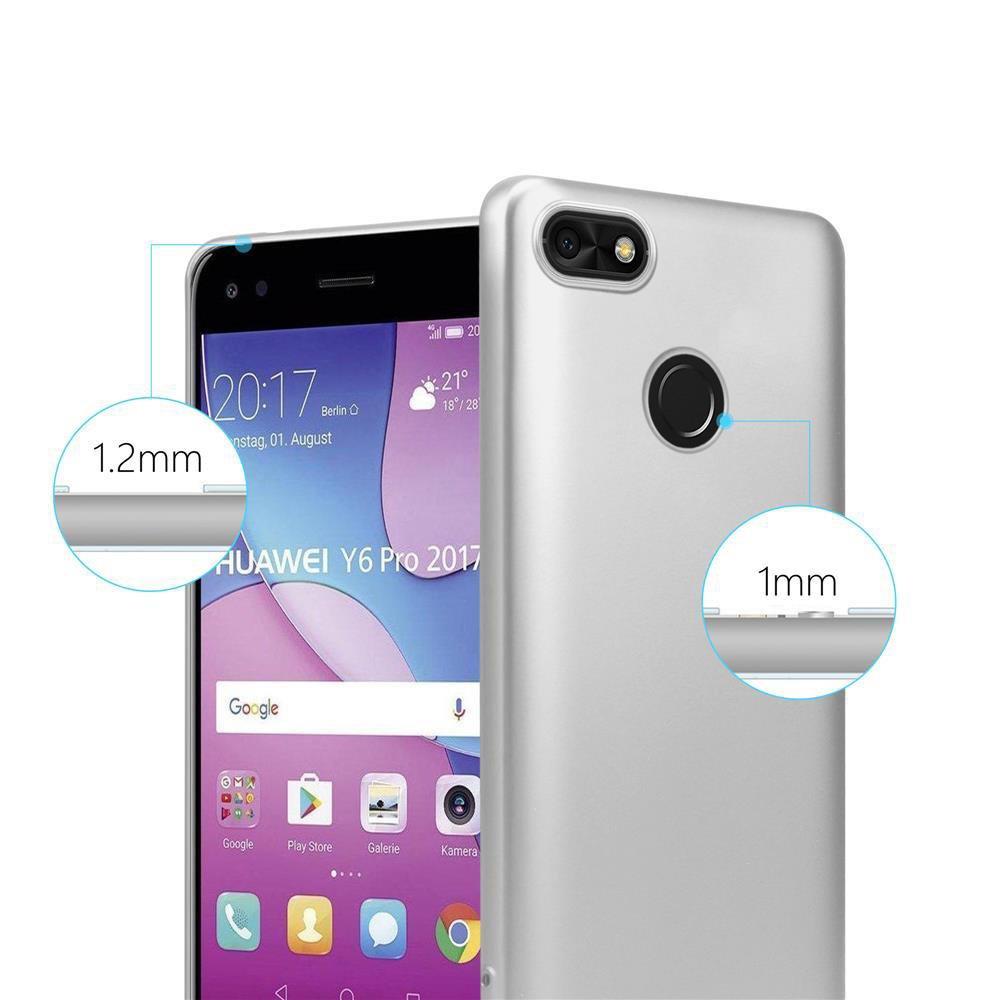 Cadorabo  Hülle für Huawei Y6 PRO 2017 TPU Silikon Matt 