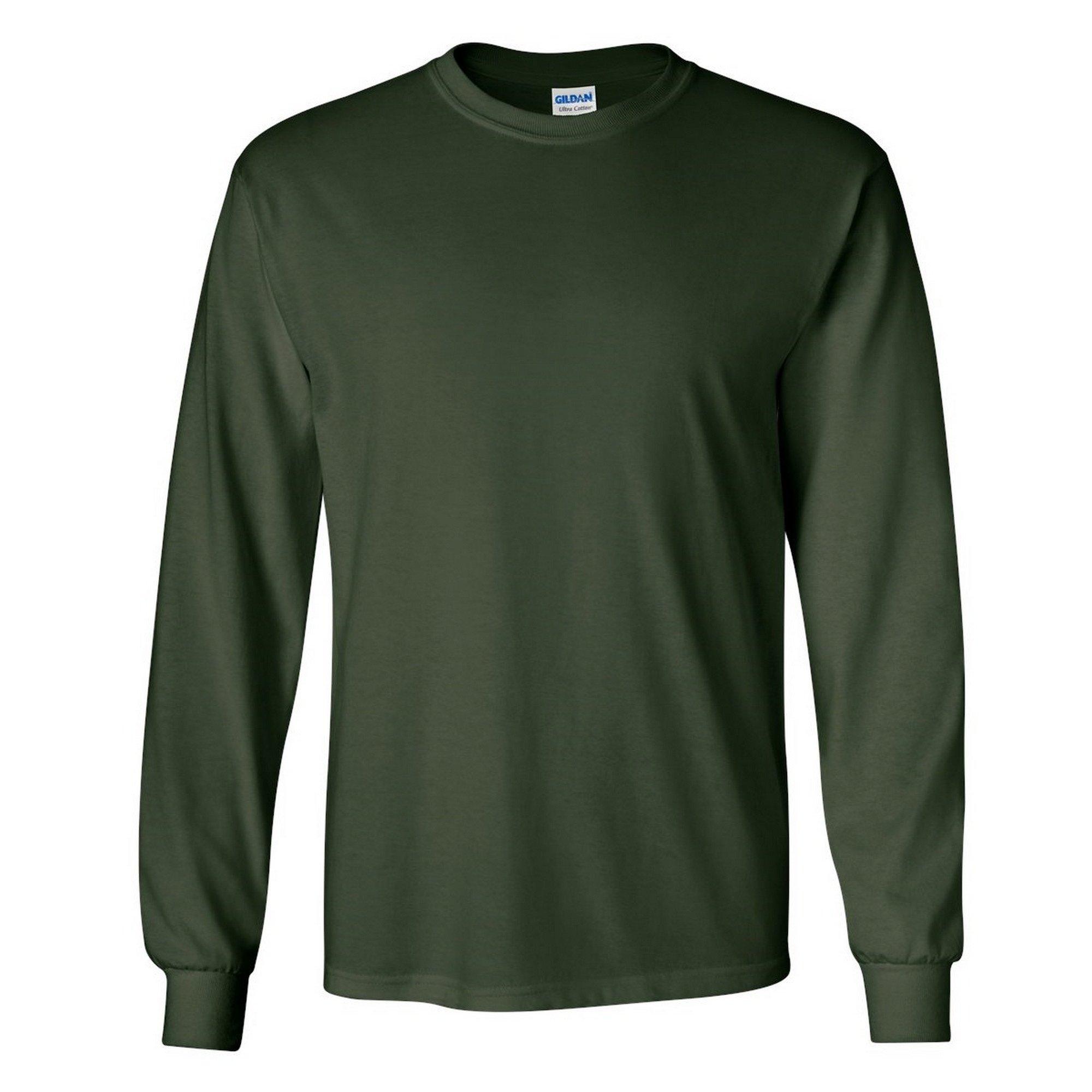 Image of Ultra Tshirt Mit Rundhalsausschnitt, Langärmlig Herren Waldgrün XL