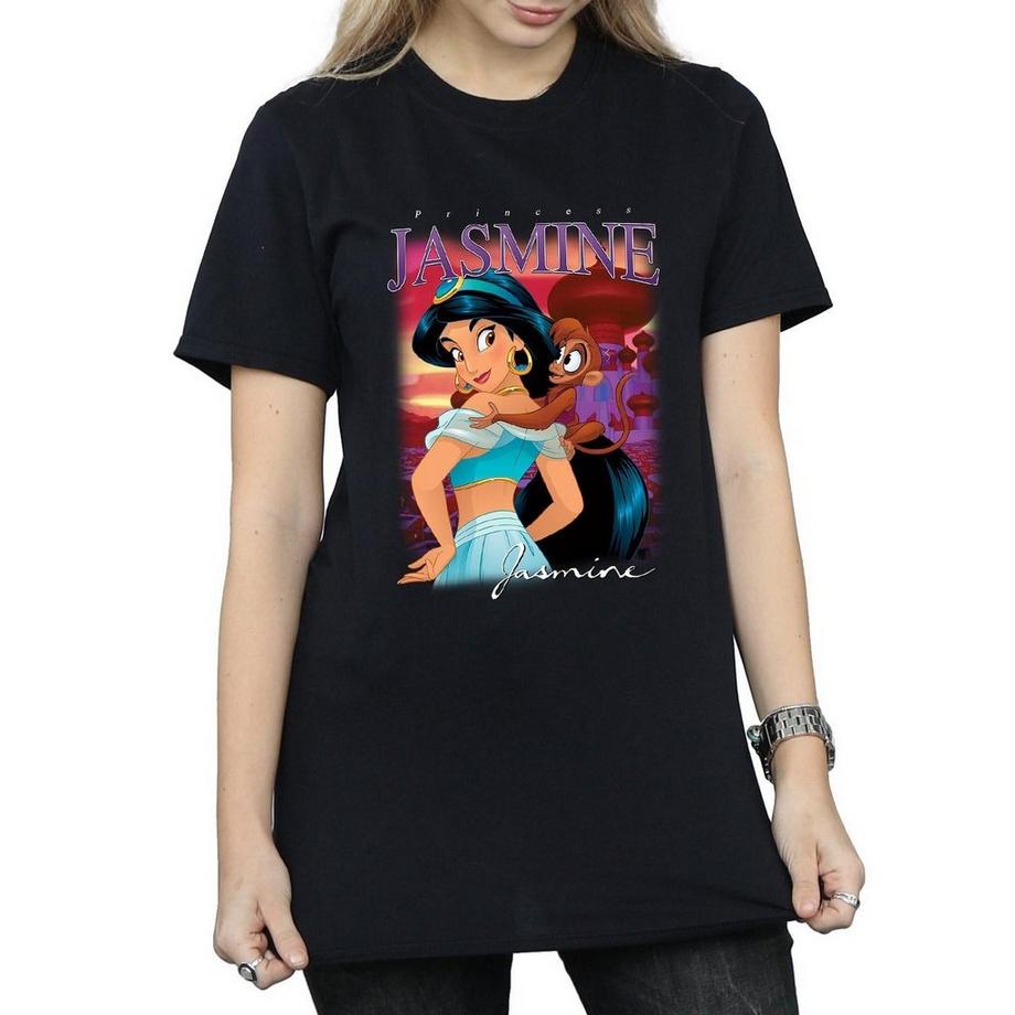 Aladdin Jasmine Principessa T-Shirt Maniche Corte  