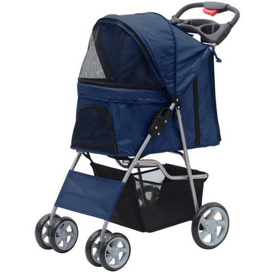 Pawise  Pawise Pet Stroller / Buggy bleu 