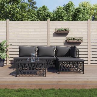 VidaXL Garten lounge set stahl  