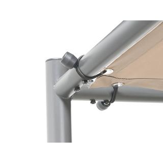 Beliani Pavillon aus Stoff Klassisch VIMINO  