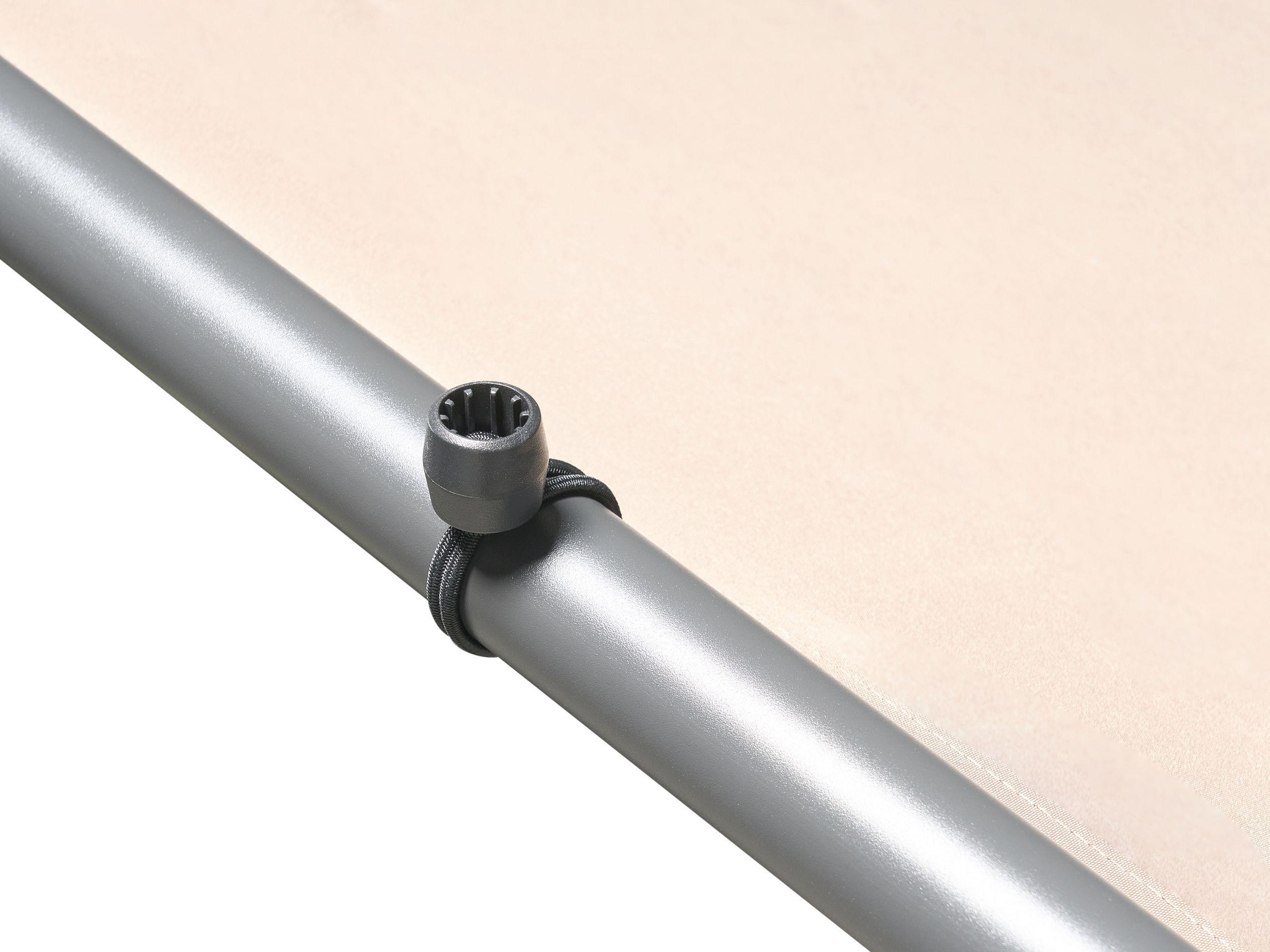 Beliani Pavillon aus Stoff Klassisch VIMINO  