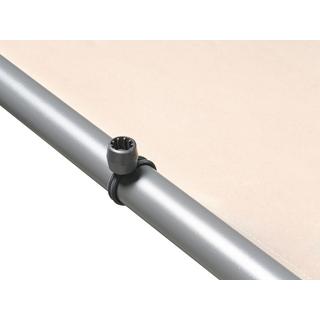 Beliani Pavillon aus Stoff Klassisch VIMINO  