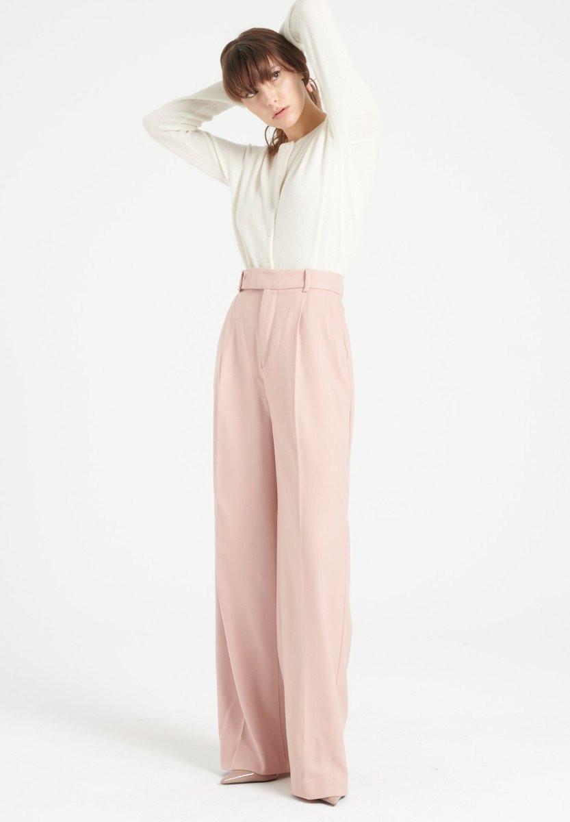 Studio Cashmere8 LILLY 4 Taillierte Strickjacke mit Rundhalsausschnitt  