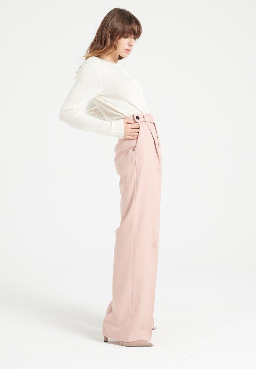 Studio Cashmere8 LILLY 4 Taillierte Strickjacke mit Rundhalsausschnitt  