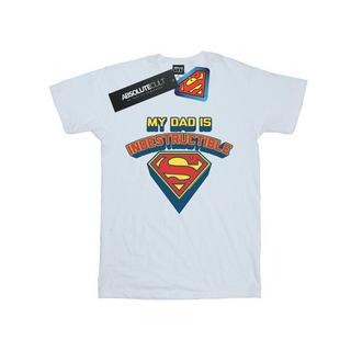 DC COMICS  Tshirt MY DAD IS INDESTRUCTIBLE 