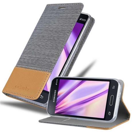 Cadorabo  Hülle für Samsung Galaxy J1 MINI Magnetverschluss, Kartenfach 