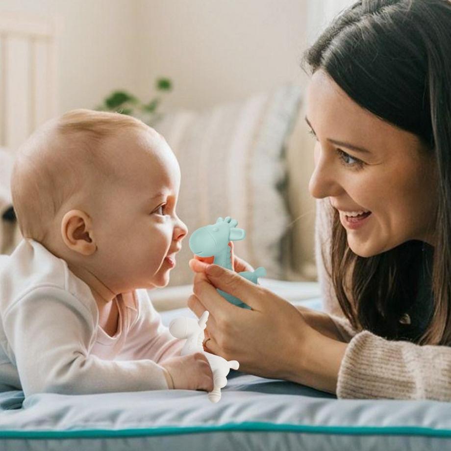 Misiu  Anneau de dentition en silicone – petite girafe 